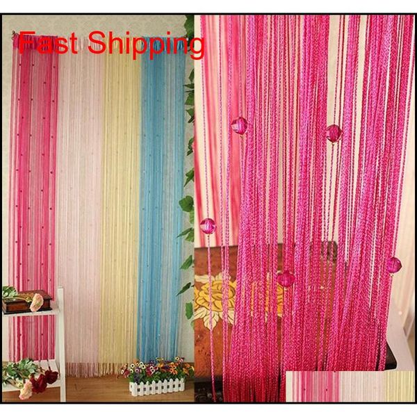 

25tassel curtain crystal beads tassel silk string curtain window valance door divider sh jllhen fight2010