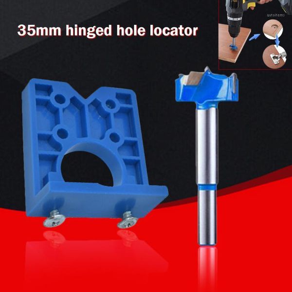 

35mm w/ hinge drill diy tool door cabinets hole locator template accurate woodworking hinge drilling guide install the hinges1