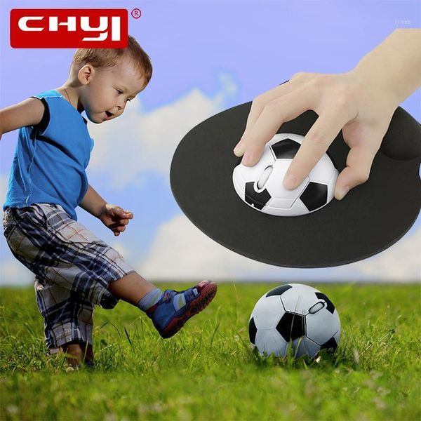 

mice 2.4gzh wireless basketball mouse 1200 dpi 3d ergonomic optical sports soccer with wrist rest pad kit for pc lap