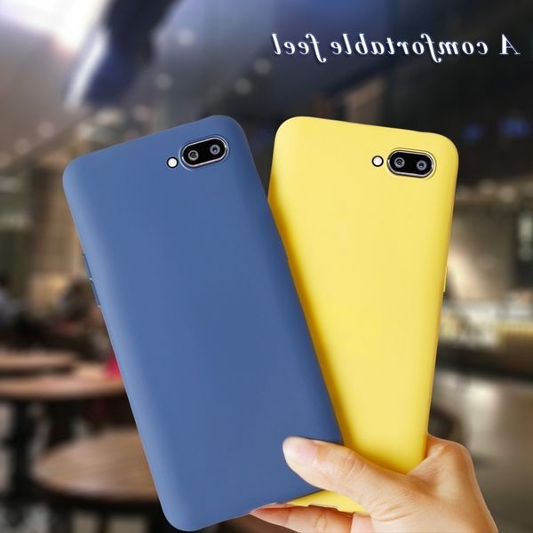 

a3s 3s cph1803 soft candy silicone bumper phone cover coque for oppo a5 ax5 cph1909 a 5 frosted matte case shell