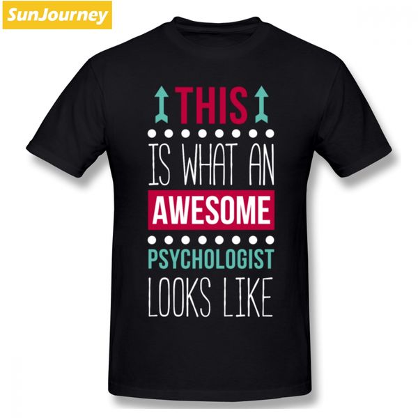 

высокий психолог профессия психология мужчины тенниска dropshipping забавный большой размер с коротким рукавом мужчины футболка спортивная с