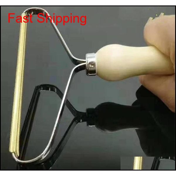 

manual clothes lint remover with wooden handles metal alloy sweater hairball shaver coat scraper h qylyav sweet07