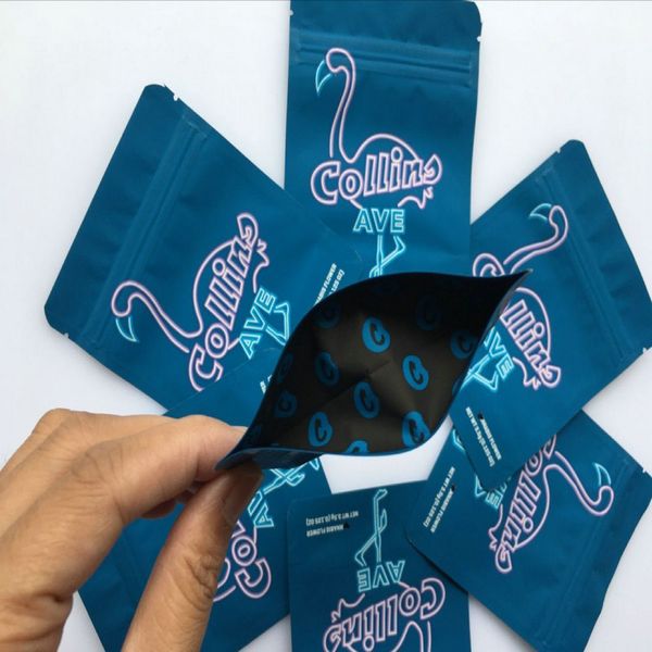 

collins ave куки zip сумки печать замков пустой мешок местные edibles упаковка майлара мешки wmttzh bdegarden, Pink;blue