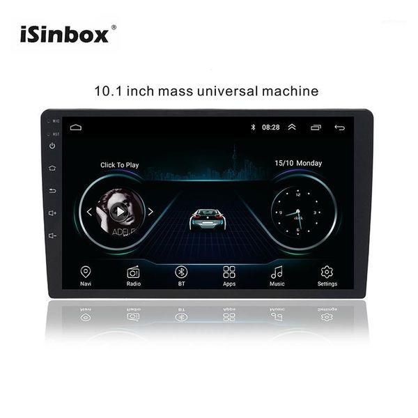 

isinbox andorid 9.1 car radio 1/16gb 2/32gb head unit multimedia player gps wifi auto radio coche bluetooth fm reversing image1
