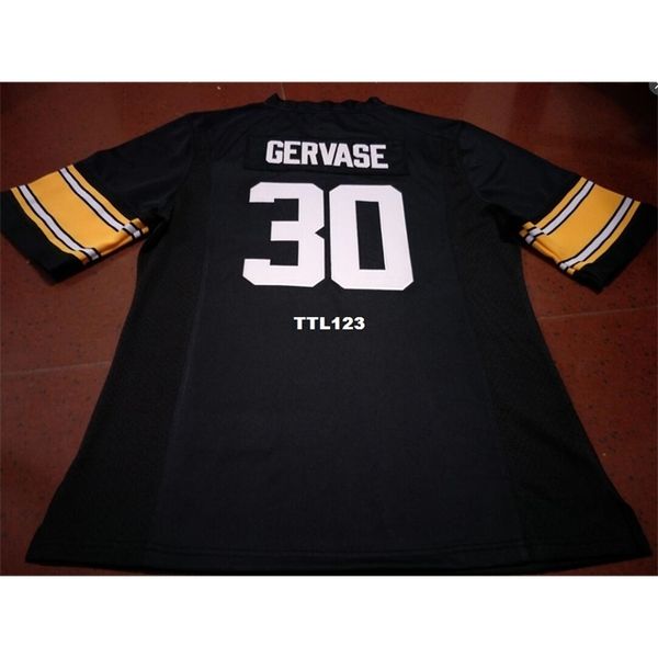 

3421 #30 jake gervase iowa hawkeyes alumni college jersey s-4xlor custom any name or number jersey, Black