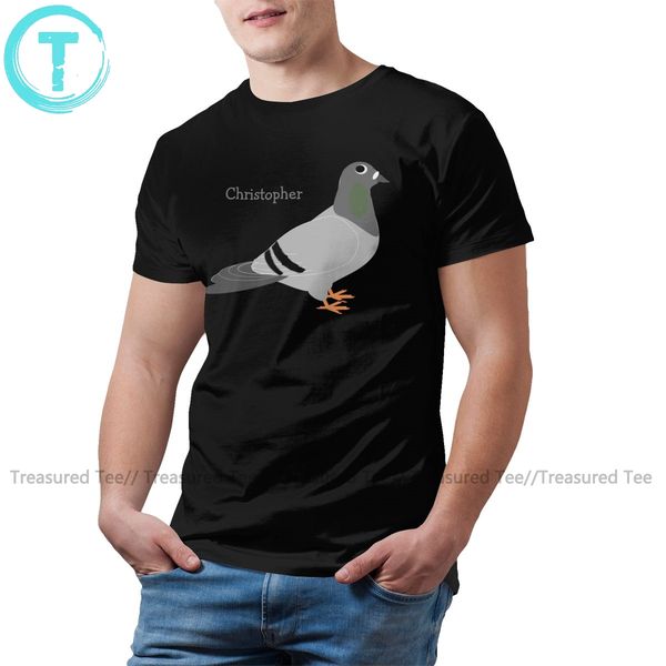 

голубь птица персонализированного pigeon классических короткие рукава 4xl мужчины симпатичные дизайнеры балахон графические футболки толстов