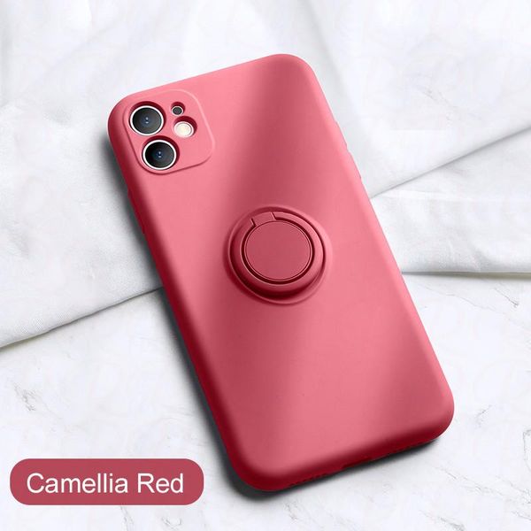 

магнитный кольцевой держатель силиконовый чехол для iphone 11 pro max xs x 7 8 6 плюс xr автомобильный кронштейн задняя крышка iphone sqcprm