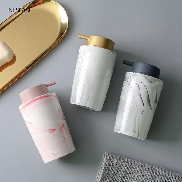 

bath accessory set marble pattern ceramic home el bathroom wash cup lotion bottle decor accessories decorations metal tray