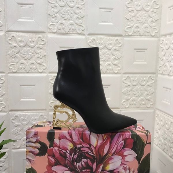 

luxury high heel women's shoes designer comfortable brand classic ladies short boots with shoe box, Red;white