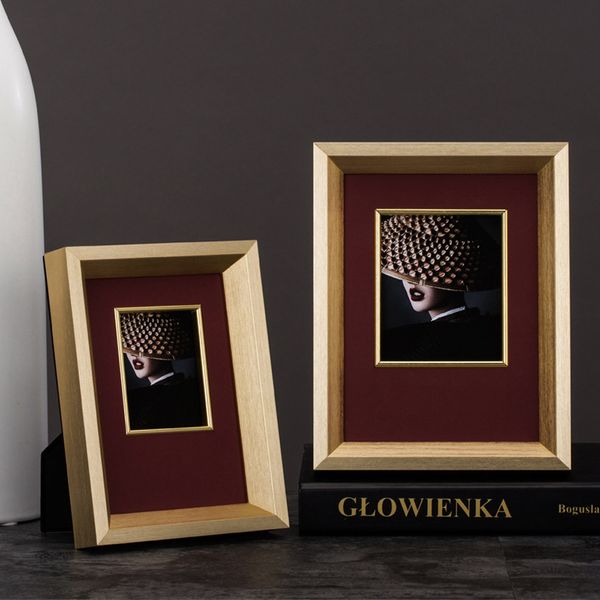 

solid wood p frame high-grade p picture pgraph frame case desk furnishing apartment ornament home supplies
