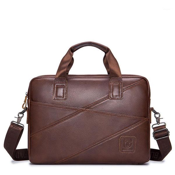 

briefcases men bag cowhide male crossbody bags men's business shoulder tote laphandbags genuine leather1
