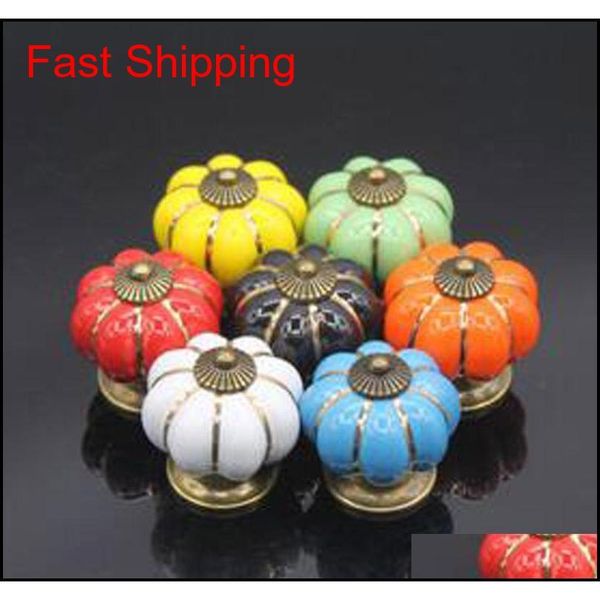 

4*4*4 cm kitchen cabinets knobs bedroom cupboard drawers 7 colors ceramic door pull ha qylmdq toys2010