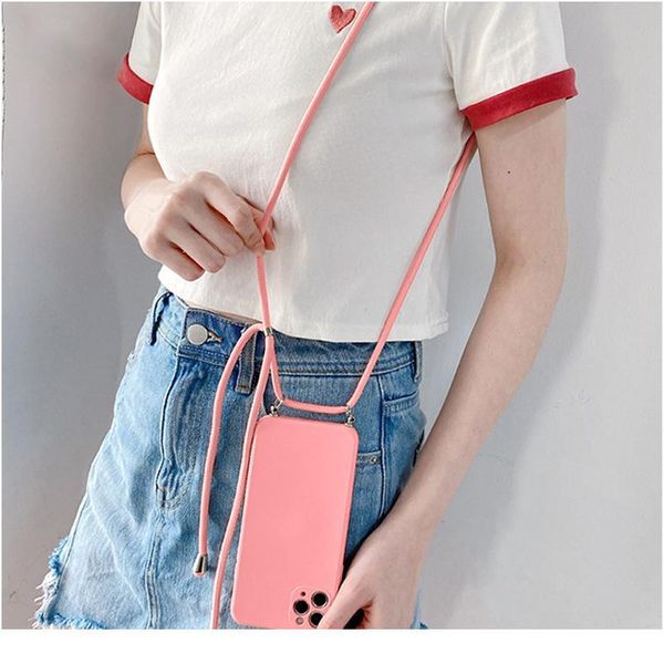 

original sile chain necklace case for iphone 11 pro xs max xr x 6 6s 7 8 plus se 2 col qyljkt