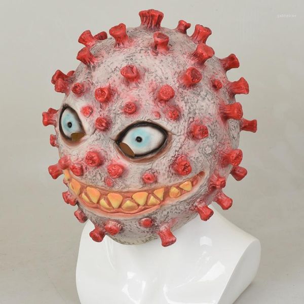 

halloween mask headdress horror bacteria mask cosplay costume party decoration terror latex halloween1
