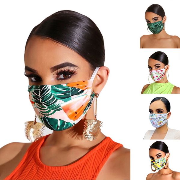 

2021 latest flower new small print design mask fashion new tassel cover cosplay for women lucury crystal decoration face 2021vv 9 new 1