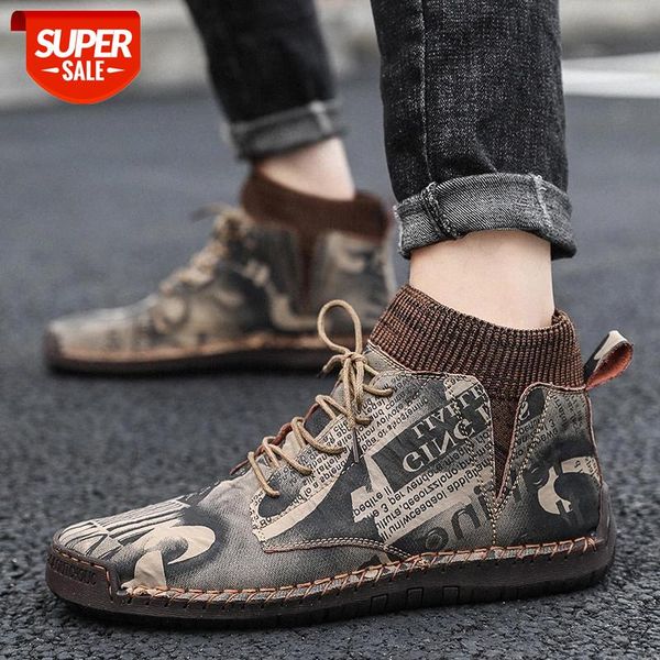 

men boots casual sneakers high-warm cotton shoes ankle boots outdoor comfortable walking shoes zapatos hombre #cb7y