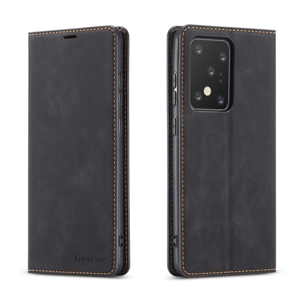 

for galaxy s20 ultra forwenw dream series oil edge strong magnetism horizontal flip leather case with holder card slots wallet p fra