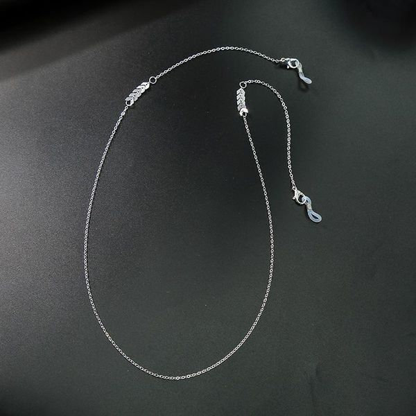 

kissme silver color sunglasses masking chains for women delicate crystal eyeglasses chains 2021 new fashion jewelry wholesale h bbyuht