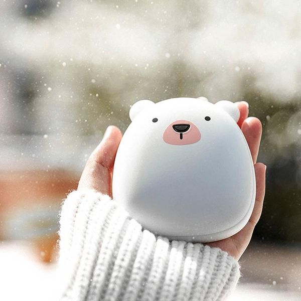 

cute cartoon penguin polar bear electric hand warmers usb rechargeable heating a2ue
