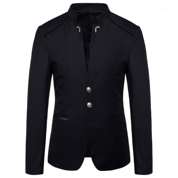 

mens blazer jacket asia size s-4xl men blazers 2019 men suit jacket slim fit coat1, White;black