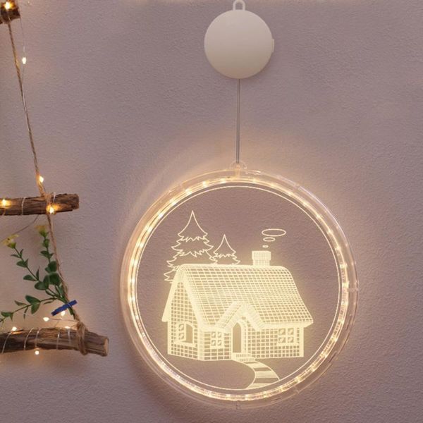 

christmas decoration lights 3d hanging lamp room decoration modeling light bedroom window holiday lights