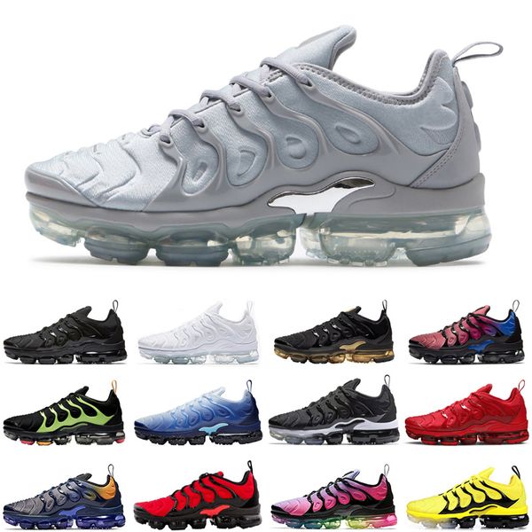 

max air vapor tn plus men women running shoes triple black be true sunset mens womens trainers sports sneakers runners