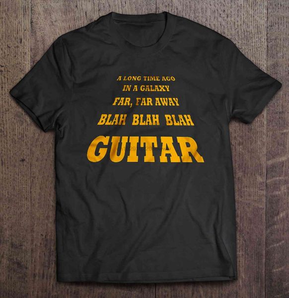 

men t shirt a long time ago in a galaxy far far away blah blah blah guitar women t-shirt sport hooded sweatshirt hoodie