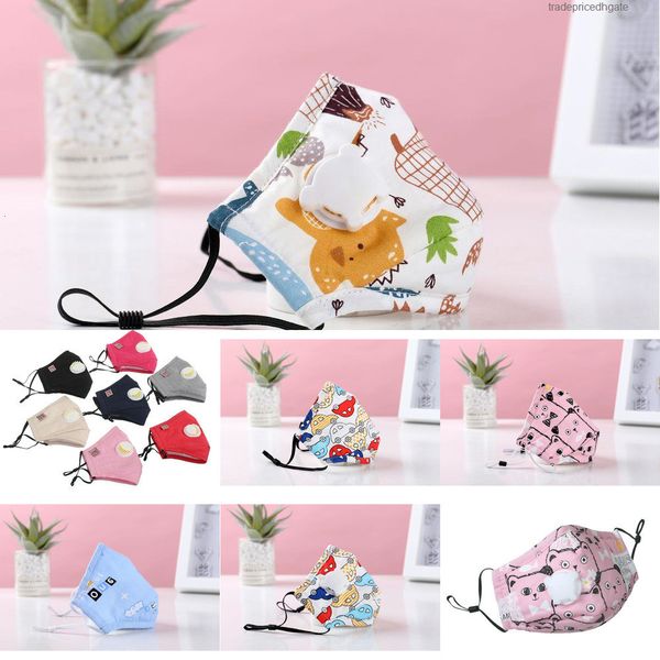 

with kids face cartoon washable mask masks carbon filter breather valve pm2.5 ppo9 63o4