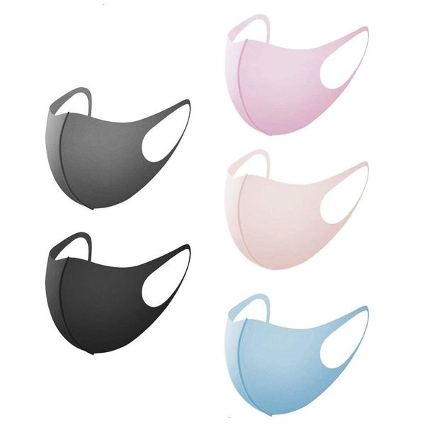 

kids cute color cartoon solid anti-pollution 5pcs mouth anti-dust face masks