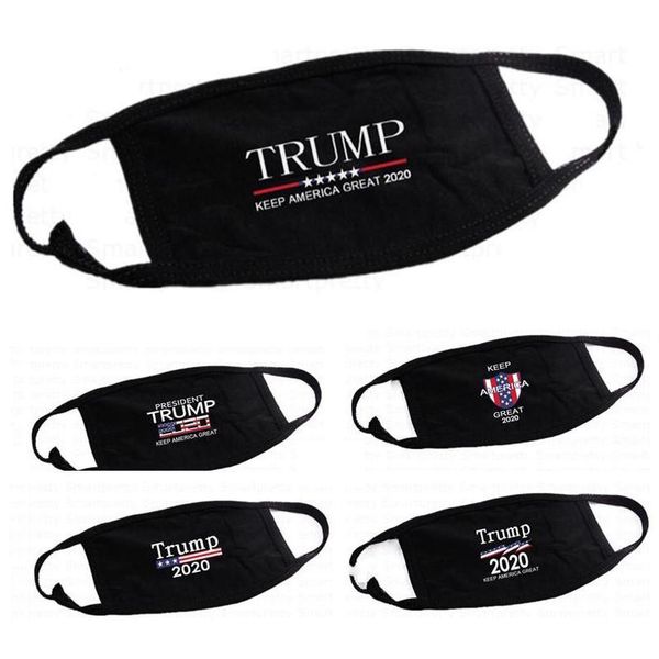 

dhl fast ship whosale donald trump mask face anti-dust cotton woman men fashion winter warm black united states flag mask