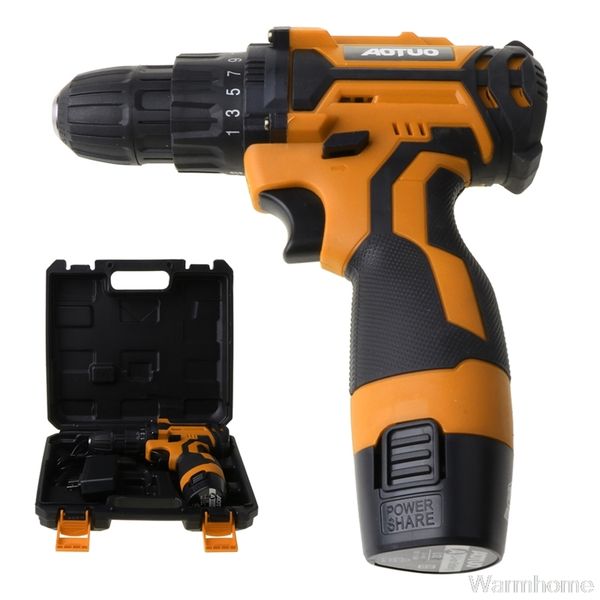 

12v electric screwdriver wireless power driver dc rechargeable lithium-ion battery home s24 20 dropshipping