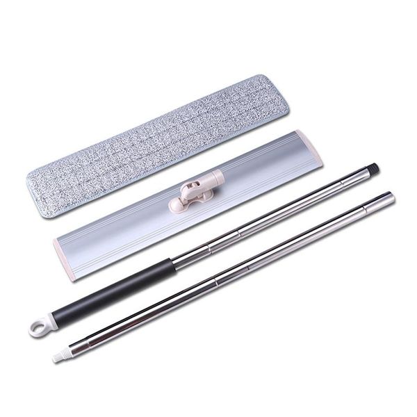 

50см плоский mop 20 алюминиевый сплав пола швабра easy mop wood уборщик с многоразовыми микрофибры колодки свет бытовая для очистки yxljpw