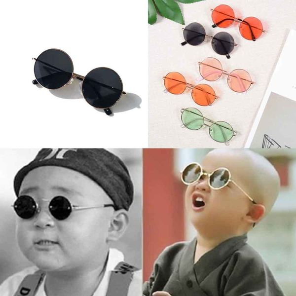 

fashion retro round clear lens alloy kids sunglasses female eyewear circle eye women sun glasses