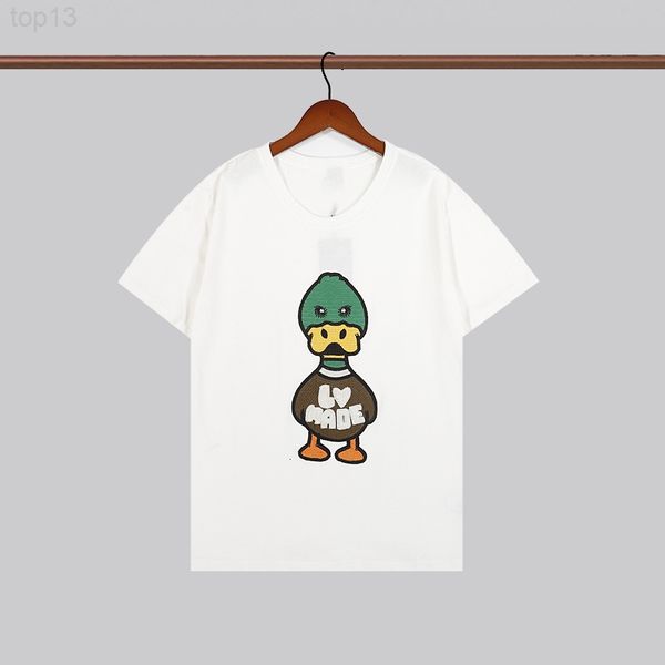 

designer 2022 summer streetwear t shirts for men fashion crew neck letter duck print t-shirts mens women cotton clothing short sleeved, White;black