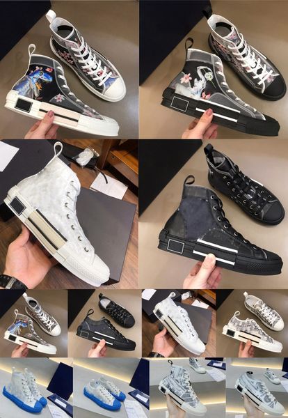 

2020 oblique technical canvas textured letter print lace-up men women white black two-tone rubber sole casual shoes trainers sport sneakers