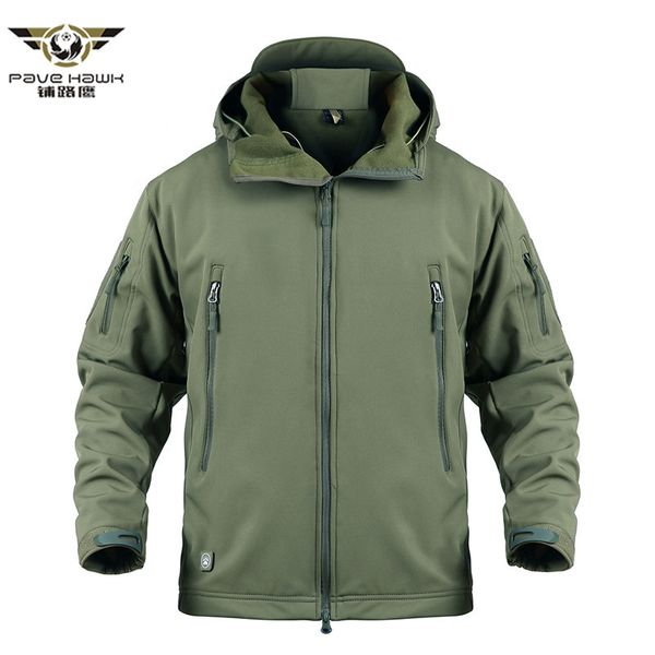 

shark skin military tactical jacket men softshell waterpoof camo camouflage windbreaker army hood combat jacket male winter coat x1025, Black;brown
