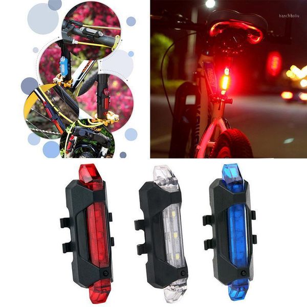 

bike lights bicycle light tail waterproof safety warning led usb rechargeable mountain cycling taillamp flash lights1