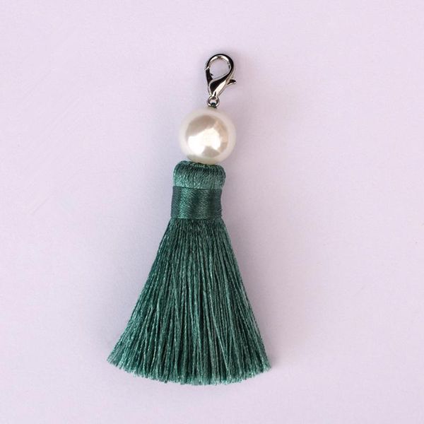 

2pcs pack imitation pearl pendant tassel fringe diy keychain cellphone straps purses backpacks jewelry charms decorate tassel h jllijh