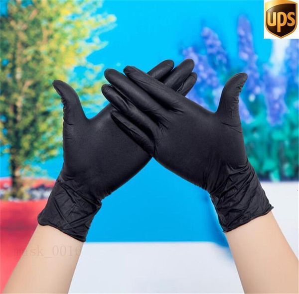 

nitrile latex home lot food laboratory pcs disposable 100pcs cleaning rubber gloves for left and right hand v30t