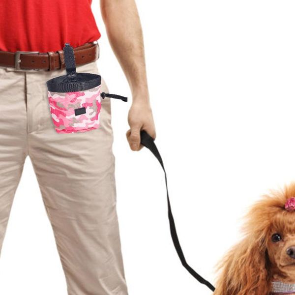 

dog car seat covers outdoor training snack bag camouflage pet puppy reward waist bags resistance large capacity