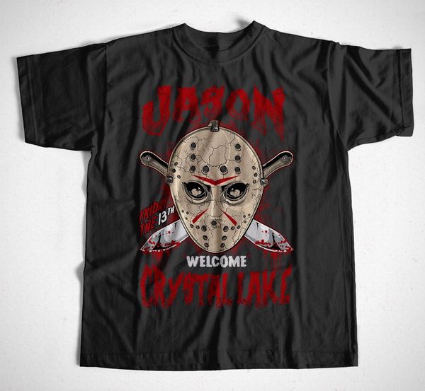 

s fashion welcome to crystal lake 4xl jason horror leather face freddy kruger 90 summer style sport hooded sweatshirt hoodie t shirt