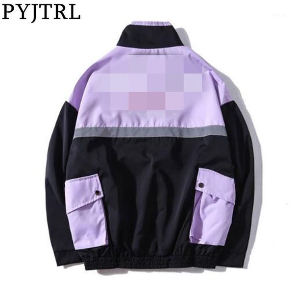 

pyjtrl men coats streetwear1, Tan;black
