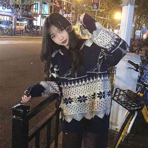 

sweaters women knitwear aesthetic lady clothing spring harajuku simple blue newly ulzzang design pullovers, White;black