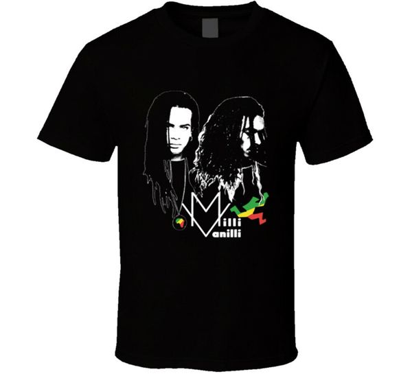 

milli vanilli music retro t shirt mens tee size s - 3xl fan gift new from us sport hooded sweatshirt hoodie