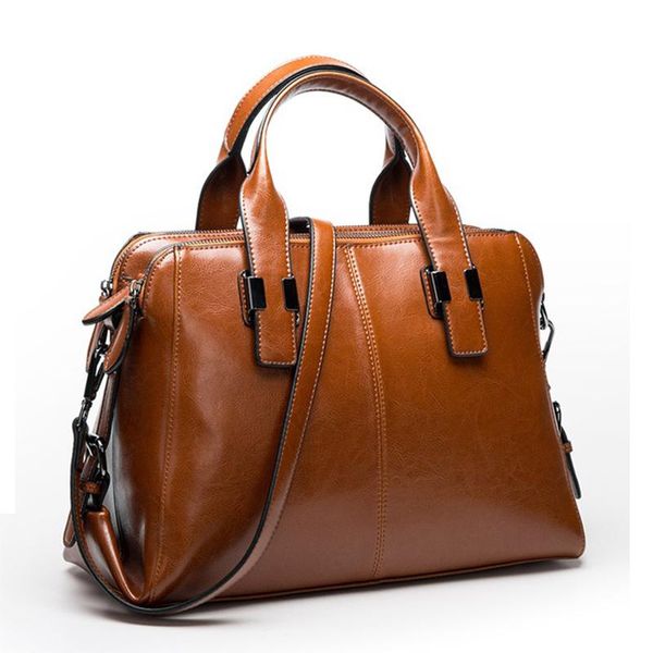 

womens' shoulder bag, leather material, high-grade quality, fashionable british style, simple and versatile design