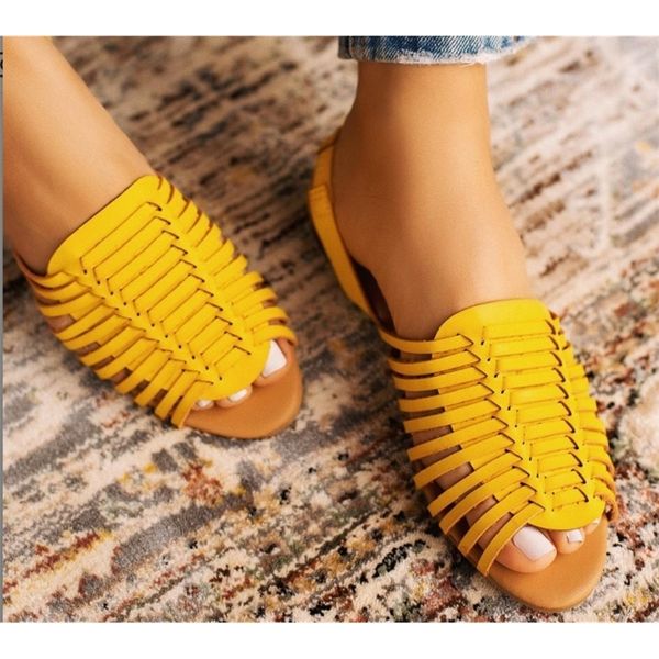 

fashion big size slippers summer women sandals shallow fisherman shoes ladies flatform sandals outdoor holiday slides bk007 y200405, Black