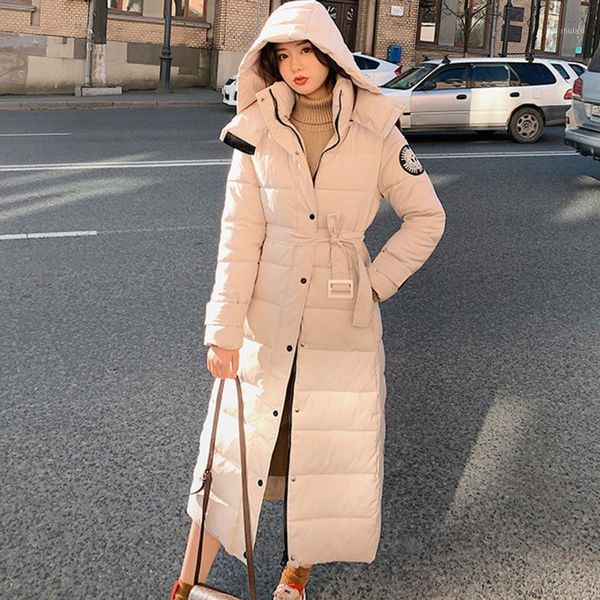 

ewq] 2020 winter thickened minimalist stand collar long-sleeved women loose hoodie solid color cotton padded clothes 16q961, Black