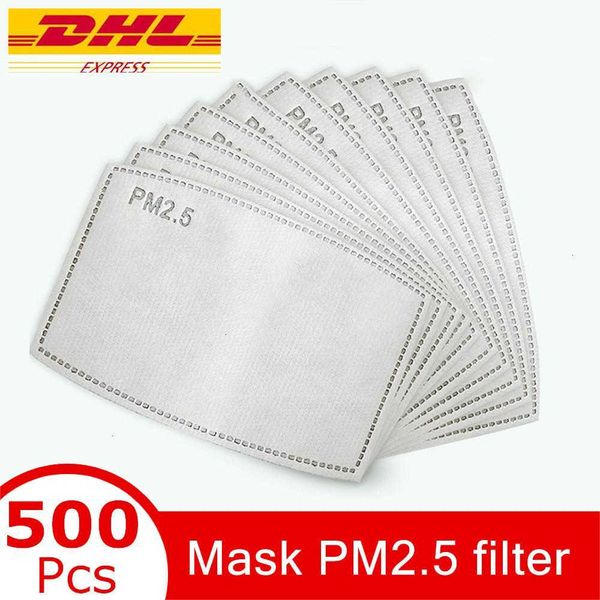 

filter-slice pm2.5 for anti replaceable haze pad 5layers non-woven activated carbon filter face mask gasket mma3435