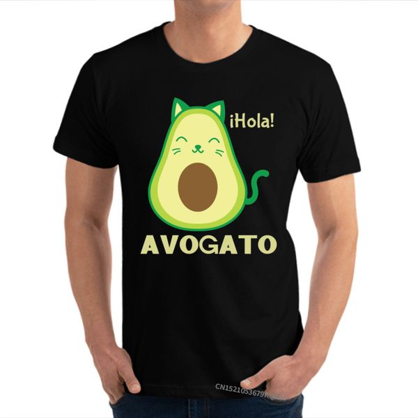 

2020 popular short sleeve young avogato avocado cat pure cotton 3d printed halloween drop shipping hoodie designers t shirts sweatshirt