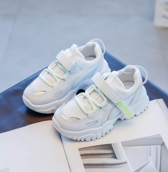 

2020 autumn winter children shoes sports for boys sneakers girls child casual light breathable baby boys kids running shoes wmtyos jjxh, Black